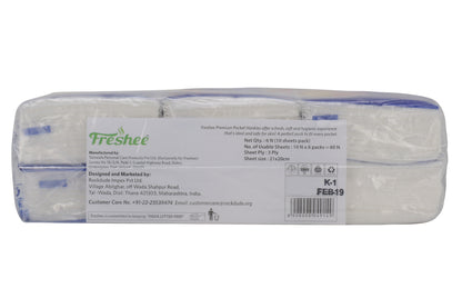 Freshee 3 Ply 6 In 1 Skin Friendly Pocket Tissue