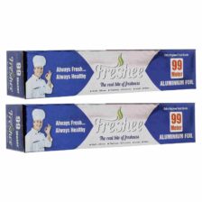 Freshee Aluminium Silver Kitchen Foil Paper Pack of 2