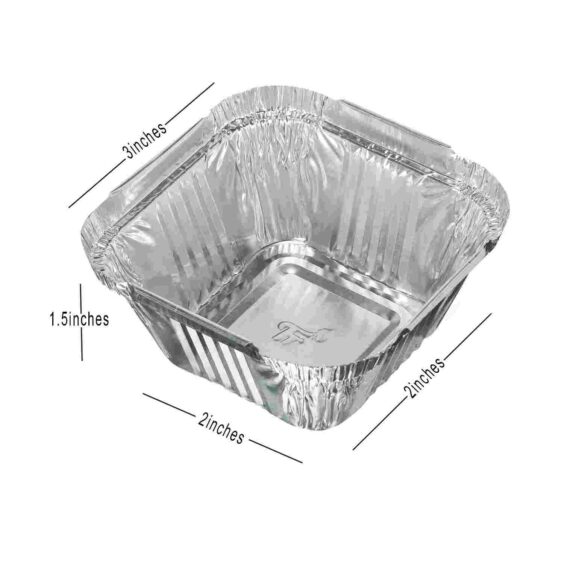 Freshee Aluminium Silver Foil Conatiner 120 ml(2)