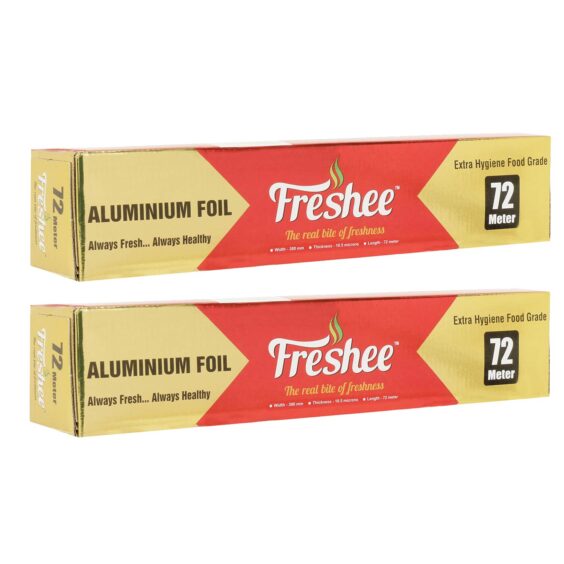 Freshee Aluminium Foil Paper 72meter ,Pack of 2