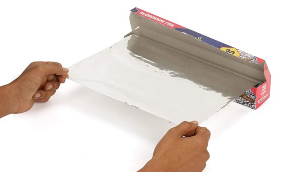 Freshee Aluminium Silver Kitchen Foil Roll Paper meter(1)