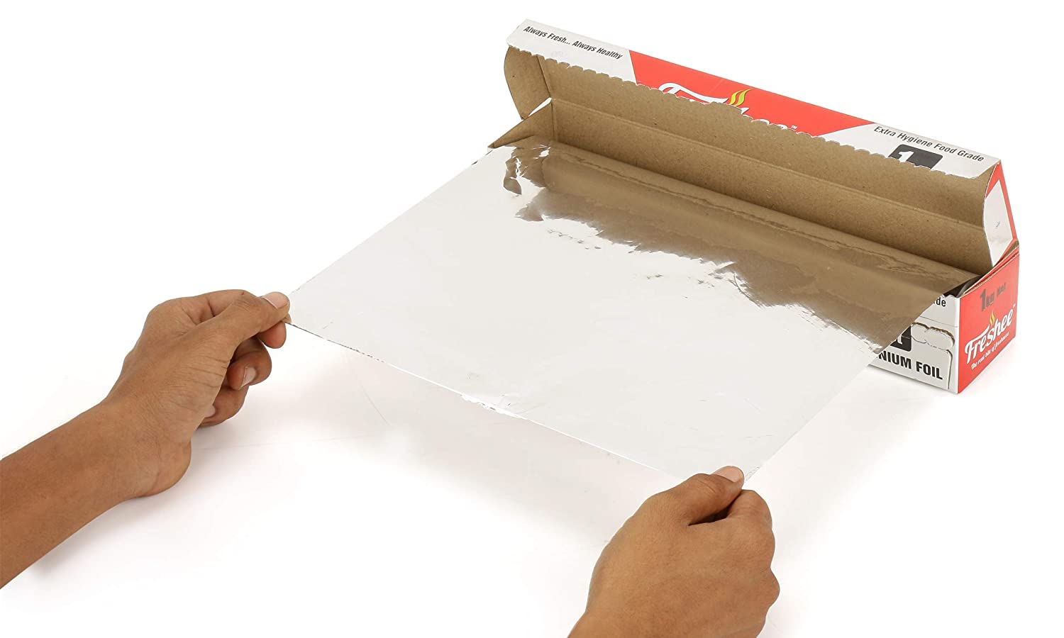 Freshee Aluminium Silver Kitchen Foil Roll Paper (1)