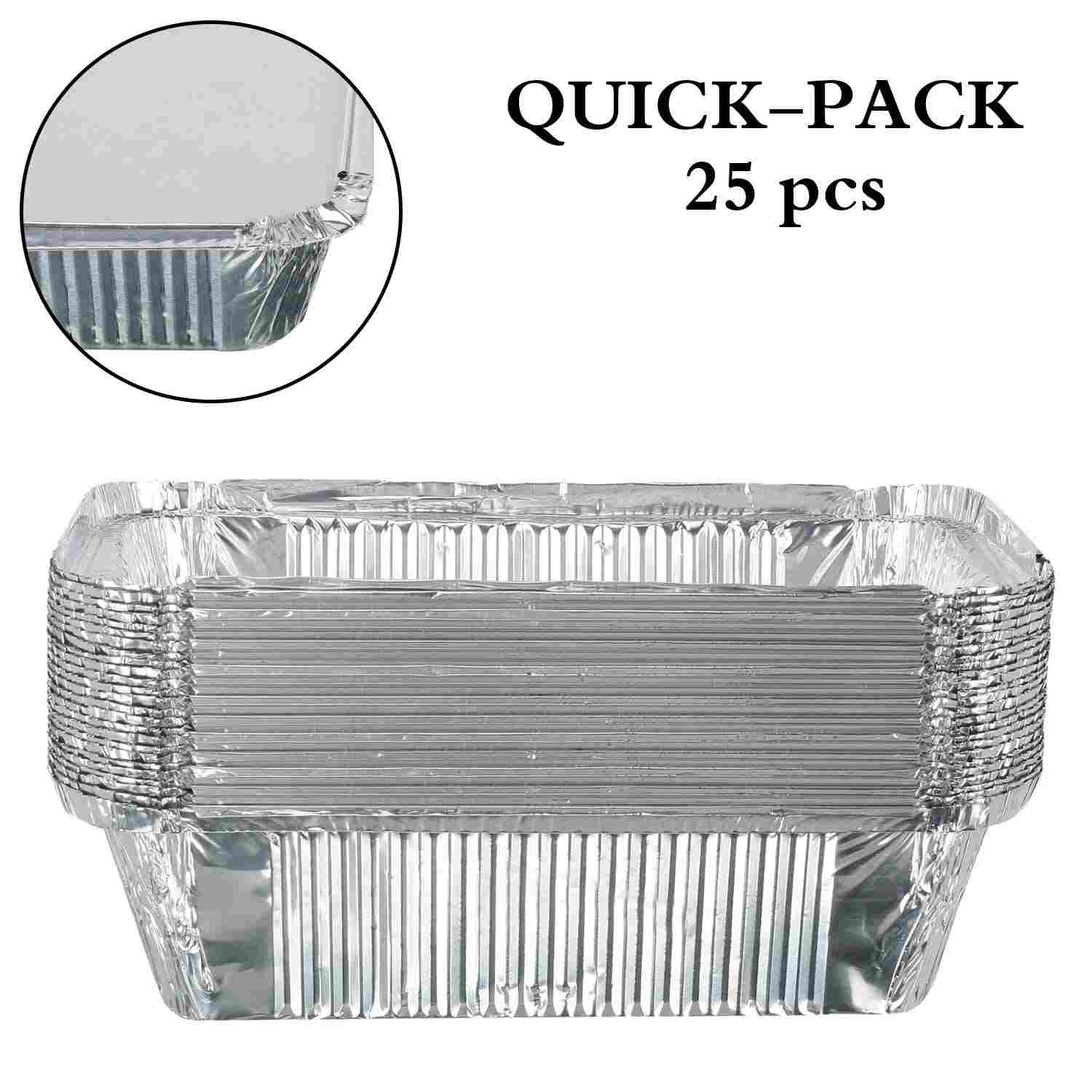 Freshee Aluminium Silver Foil Conatiner pack of 3(1)