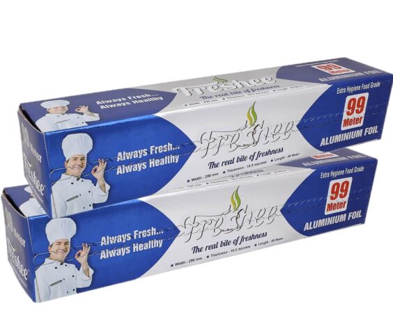 Freshee Aluminium Kitchen Foil 99mtr pack of 2