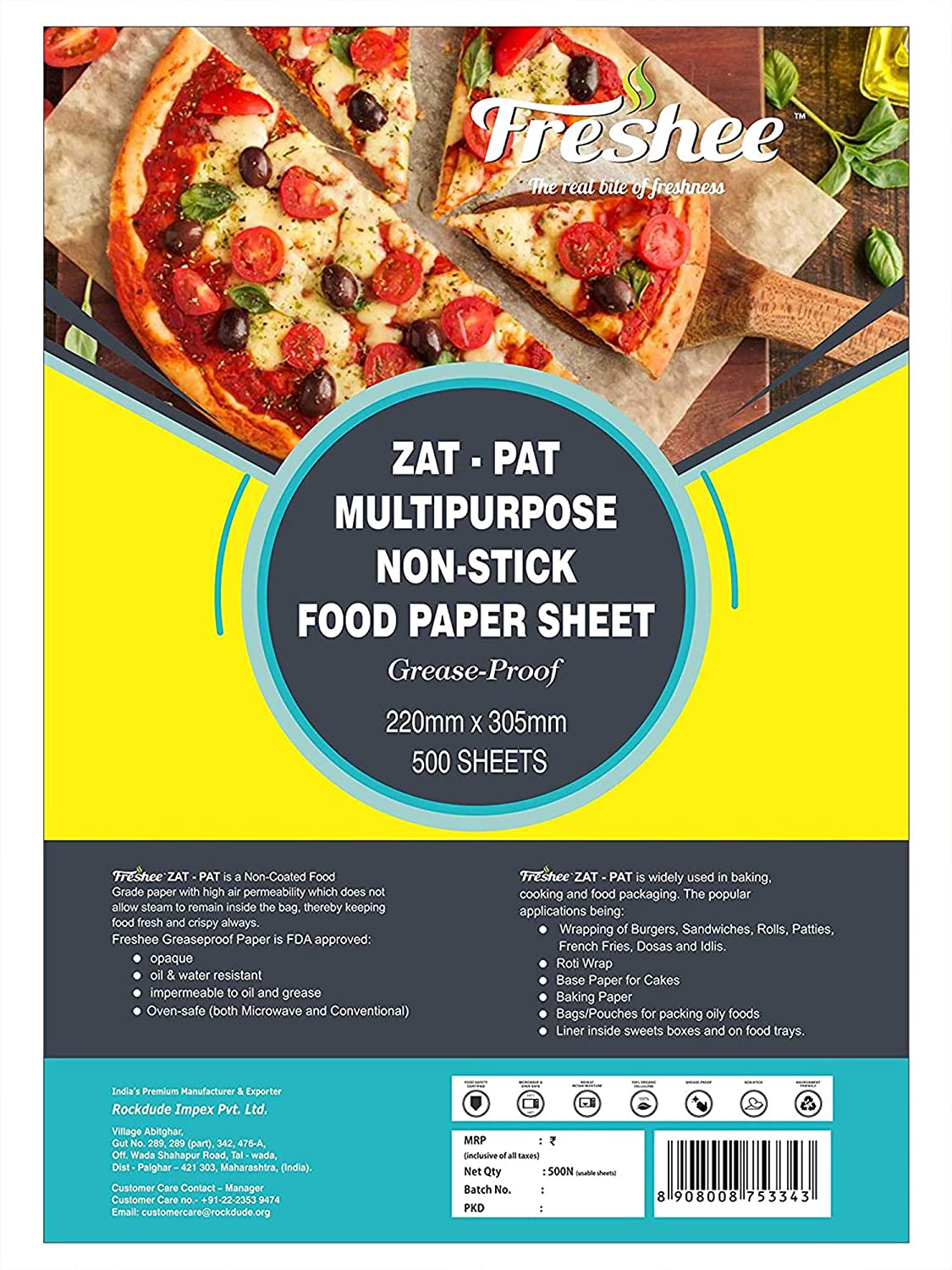 Freshee Zat-Pat Multipurpose non-stick food paper